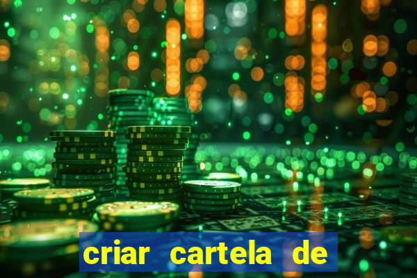 criar cartela de bingo no word